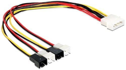 Delock Molex – 2 kontaktų 0,3 m daugiaspalvis (83343)