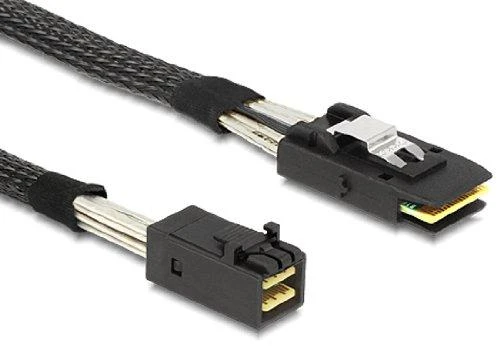 Delock Gembird SFF 8087 - SFF 8643, 1m, Juodas (83389)