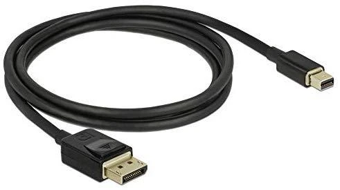 DELOCK Mini DisplayPort į DisplayPort kabelis 8K 60Hz 2m DP 8K sertifikuotas