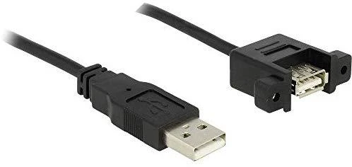 Delock kabelis USB 2.0 A kištukas > USB 2.0 A kištukas montavimui 0,25 m