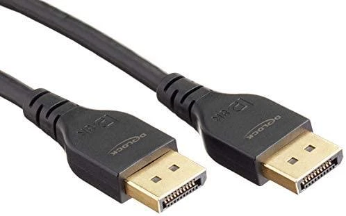 Delock DisplayPort kabelis 8K 60 Hz 2 m DP 8K sertifikuotas be prisegimo funkcijos
