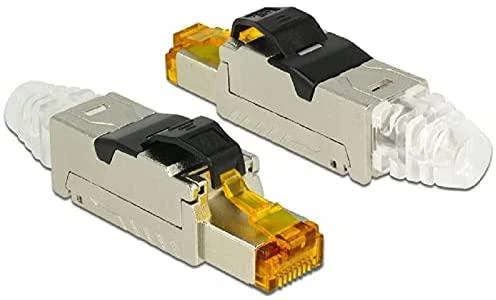 Delock RJ45 kištuko lauko mazgas Cat.6A metalinis