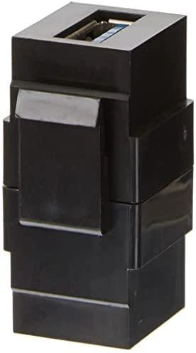 Delock Keystone USB 3.0 adapteris, juodas