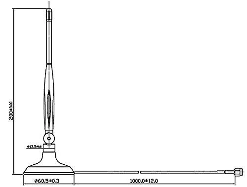 RP-SMA WLAN Delock antena (88413)