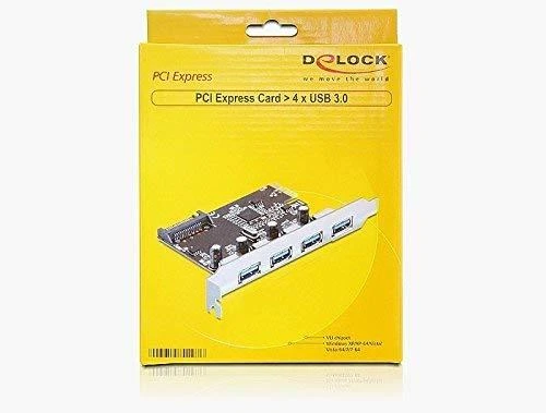 „Delock PCI Express“ kortelė > 4 x išorinis USB 3.0