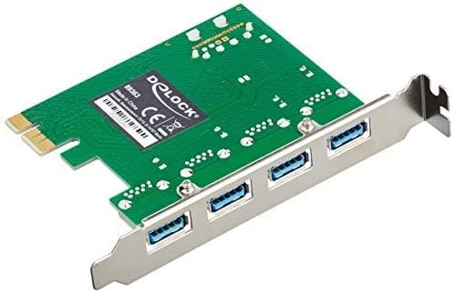 Delock PCI Express kortelė -> USB 3.0 4 prievadų NEC