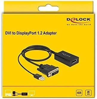 Delock DVI į DisplayPort adapteris firminėje pakuotėje