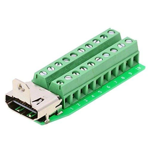 HDMI į 20 kontaktų gnybtų bloką adapteris