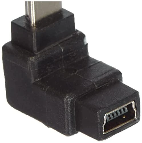 USB Mini lenktas adapteris iš viršaus