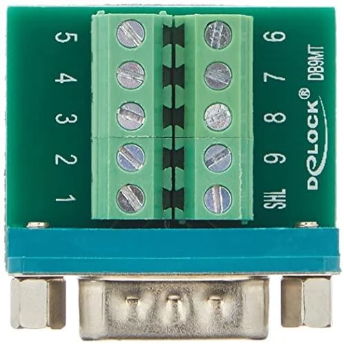 ADAPTERIO TERMINALO BLOKAS 10PIN->DB-9(COM)(M) DELOCK
