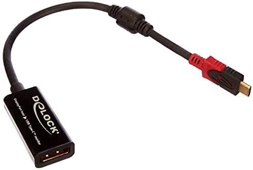 Delock DisplayPort adapteris, skirtas USB Type-C™ monitoriui 4K 60 Hz