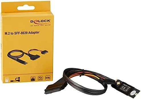 Delock M.2 Key M į U.2 SFF-8639 NVMe adapteris su 50 cm laidu