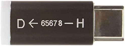 DELOCK USB 2.0 Micro-B adapteris (priegloba) > USB Type-C 2.0 vyriškas (įrenginys) juodas