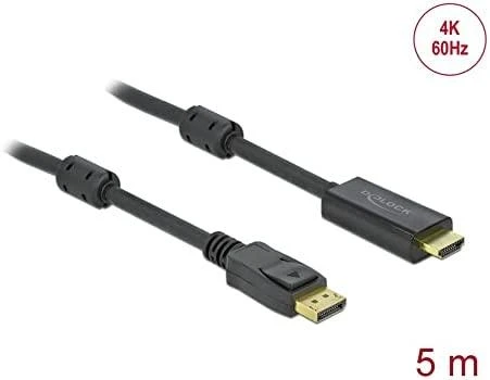 DisplayPort į HDMI laidas su feritiniais filtrais