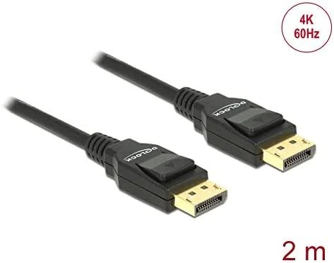 DELOCK Cable Displayport m/m 2m