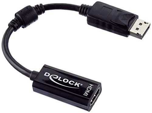DELOCK Adapteris DP-St > HDMI-Bu 22.5cm juodas