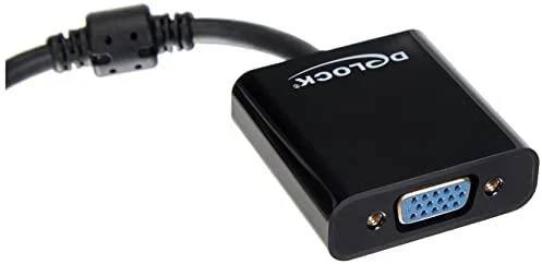 DELOCK Adapteris HDMI-A male > VGA female juodas