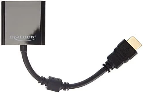 DELOCK Adapteris HDMI-A male > VGA female juodas