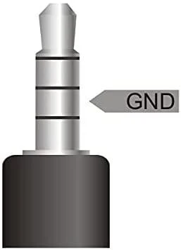 GARSO pratęsimo kabelis MINIJACK 3,5 mm M/F 4 PIN 2M JUODA, skirtas IPHONE DELOCK