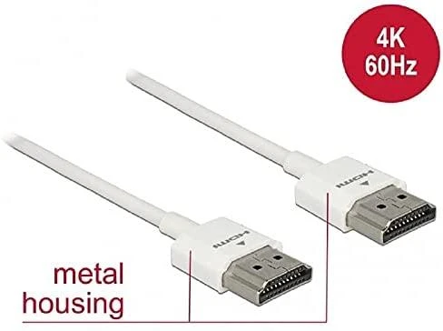Kabelis Delock HDMI - HDMI 1,5m balta (85126)