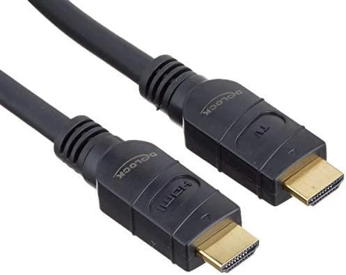 Delock HDMI laidas su paauksuotomis TV jungtimis