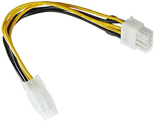 Delock maitinimo kabelis PCIE 6 kontaktų moteriškas > 8 kontaktų vyriškas PCIE