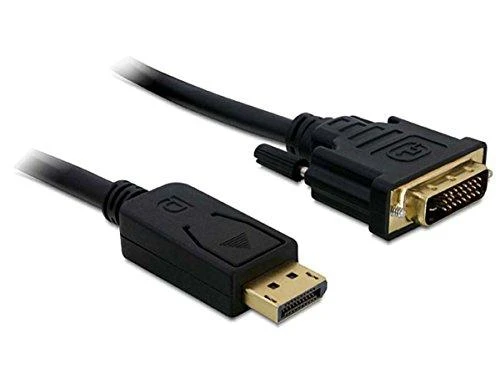 Delock kabelis Displayport 1.1 vyriškas > DVI 24+1 vyriškas pasyvus 5 m juodas