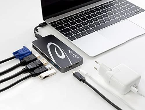 „Delock 4K Dock“ USB-C stotis / replikatorius (87773)
