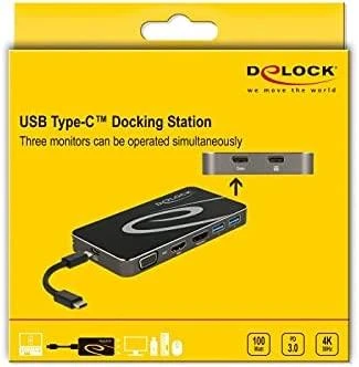 „Delock 4K Dock“ USB-C stotis / replikatorius (87773)