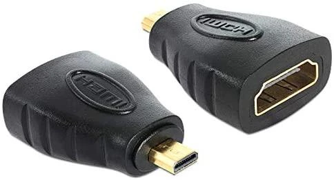 Delock Adapteris High Speed HDMI - „micro D“ vyriškas > Moteris