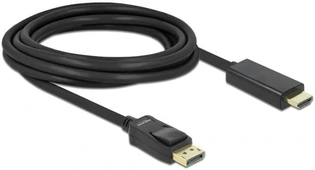 DELOCK Cable Ekranas Port-St > HDMI-St 3m