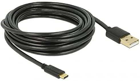 Delock kabelis USB 2.0 Type-A kištukas > Type-C™ 2.0 kištukas 4,0 m juodas