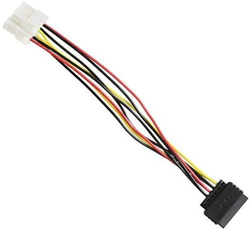 Delock Cable Power SATA 15pin > 2x 4pin Molex lizdas 20cm