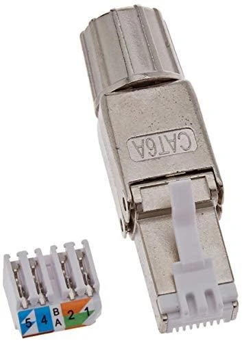 Delock RJ45 kištukas Cat.6A STP be įrankių