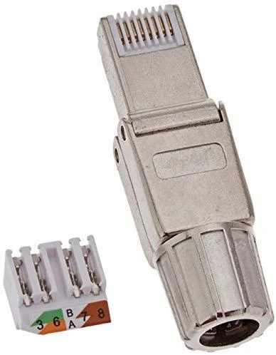 Delock RJ45 kištukas Cat.6A STP be įrankių