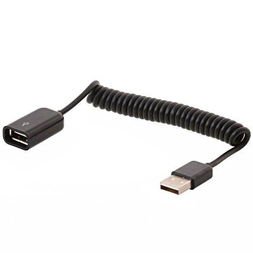 „Delock“ ilginamasis USB 2.0-A spiralinis kabelis