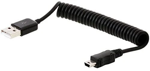 DELOCK kabelis USB 2.0-A kištukas > USB mini vyriškas suvyniotas kabelis