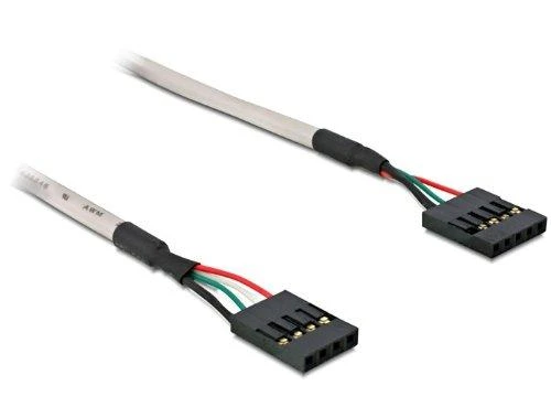 Delock kabelio USB kaiščio antraštė 4 kontaktų / 5 kontaktų lizdas-lizdas 50 cm