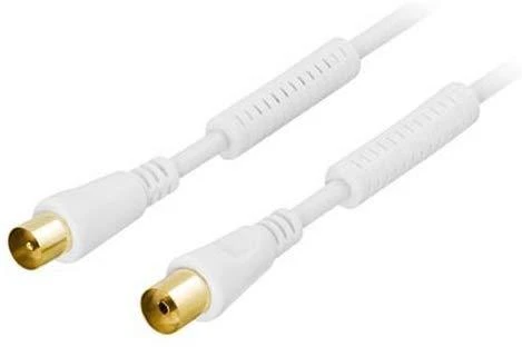 Goobay Kabelis DELTACO TV antenos, 75 Ohm, 2m, baltas / AN-102