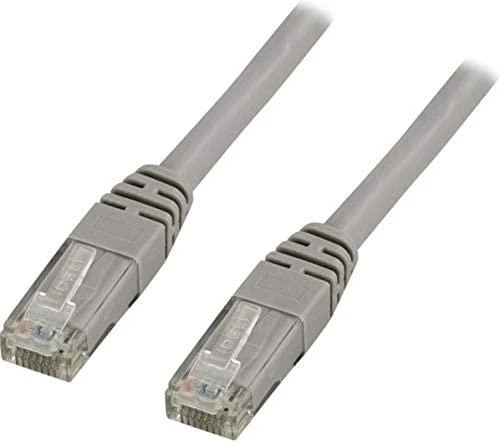 Goobay DELTACO U / UTP Cat6 kabelis, 2m, 250MHz, Delta sertifikuotas, LSZH, pilkas / TP-62