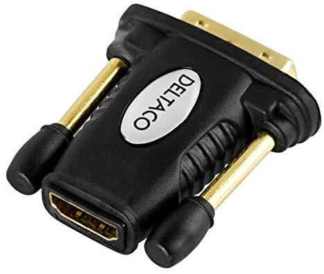 Deltaco HDMI į DVI adapteris su varžtais