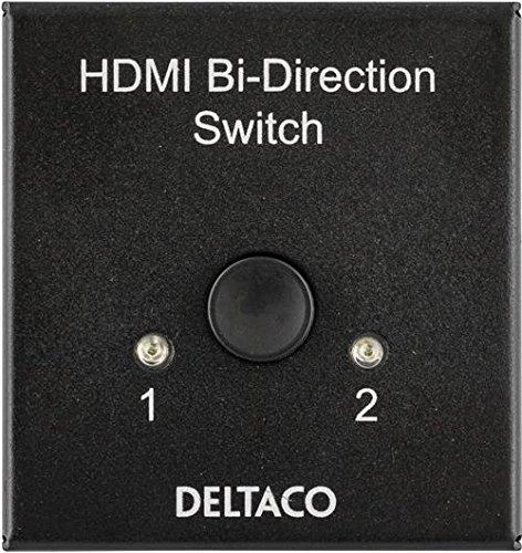 Deltaco HDMI komutatorius su valdymo mygtuku