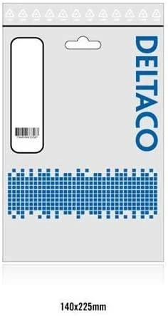 Kabelis DELTACO CEE 7/16 į IEC 60320 C7, max 250V / 2.5A, 1m, juodas / DEL-109AA
