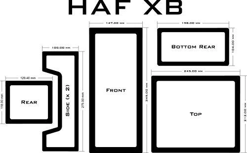 Demciflex Dust Filter Set Cooler Master HAF XB