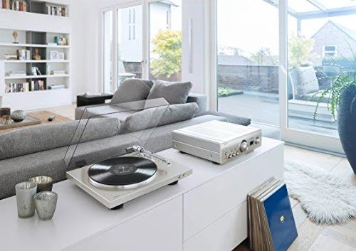 Plokštelių grotuvas Denon DP-300F, sidabrinis
