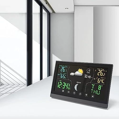 DNV Denver WS-650 skaitmeninė oro stotelė Balta AC-Baterija