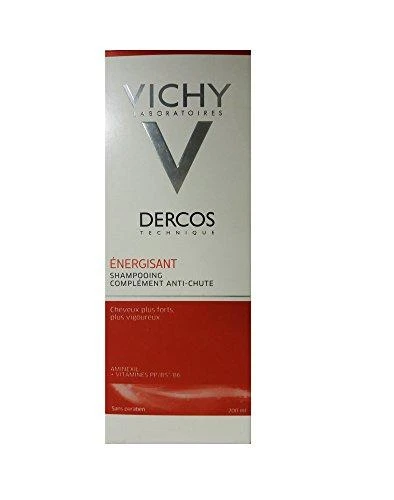 "Vichy Dercos" stimuliuojantis energizuojantis šampūnas nuo plaukų slinkimo 200ml