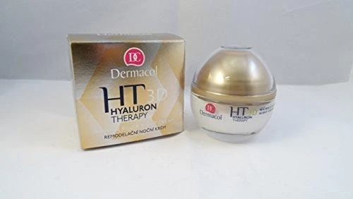 Dermacol 3D Hyaluron Therapy Night Skin Kreminis moterims, 50 ml