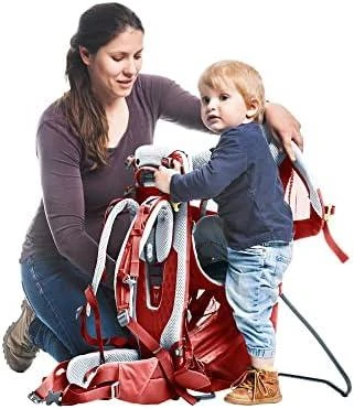 Deuter Kid Comfort Active SL Kuprinė kūdikiui Poliamido Raudona