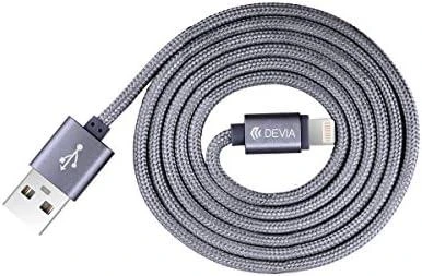 Devia Pilkas Lightning įkrovimo laidas, 1,2 m